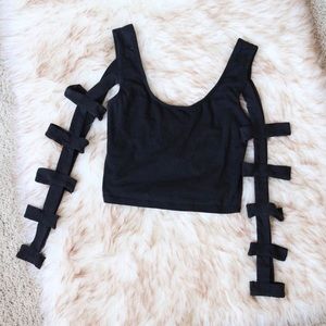 Caged Crop Top